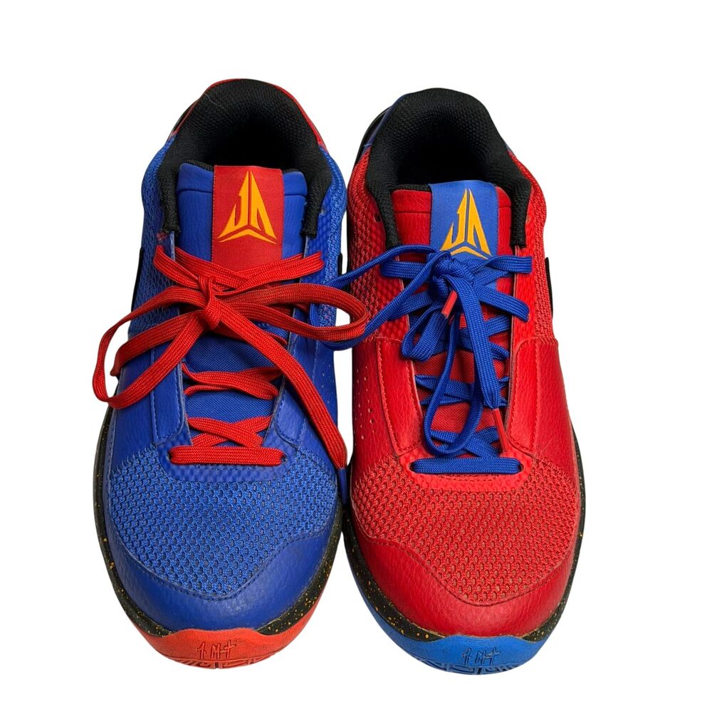 Nike Ja 1 DR8785-401 Sneaker Shoe Mismatched Red Blue Colorway Men 8.5
